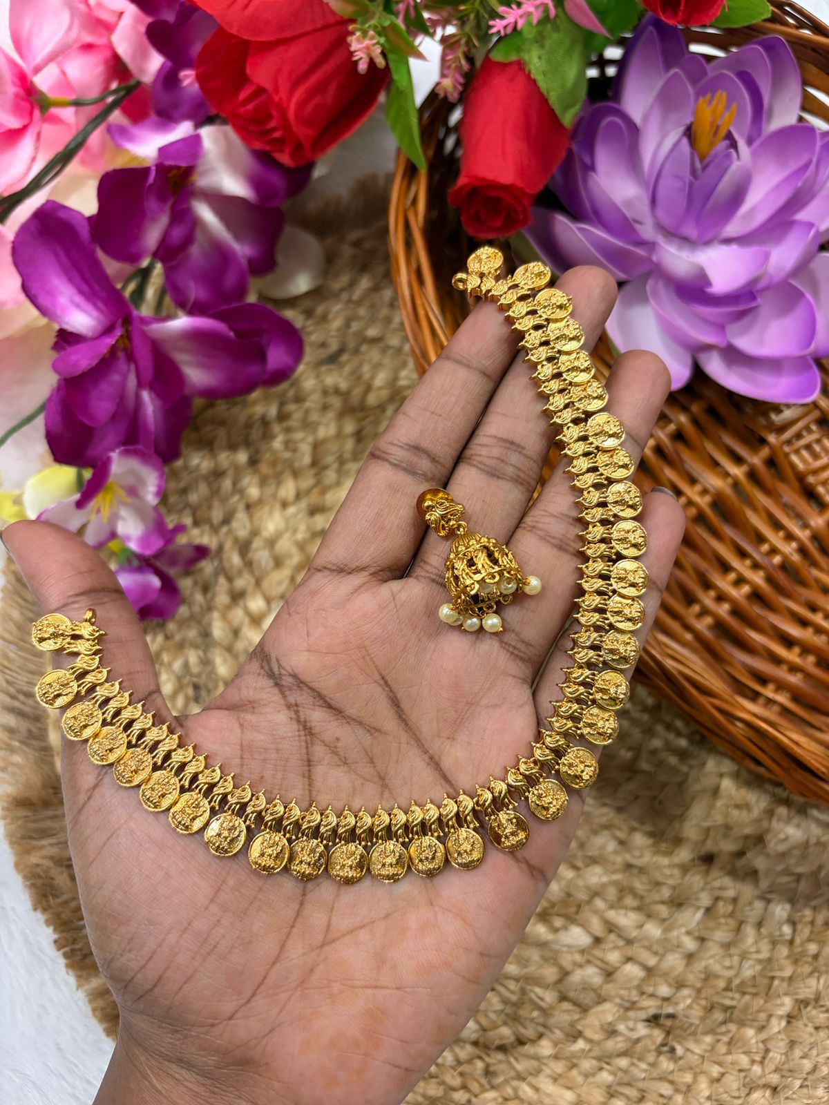 Traditional coin necklace