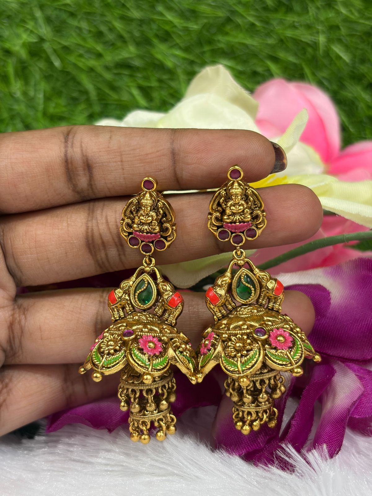 Premium temple featured earrings