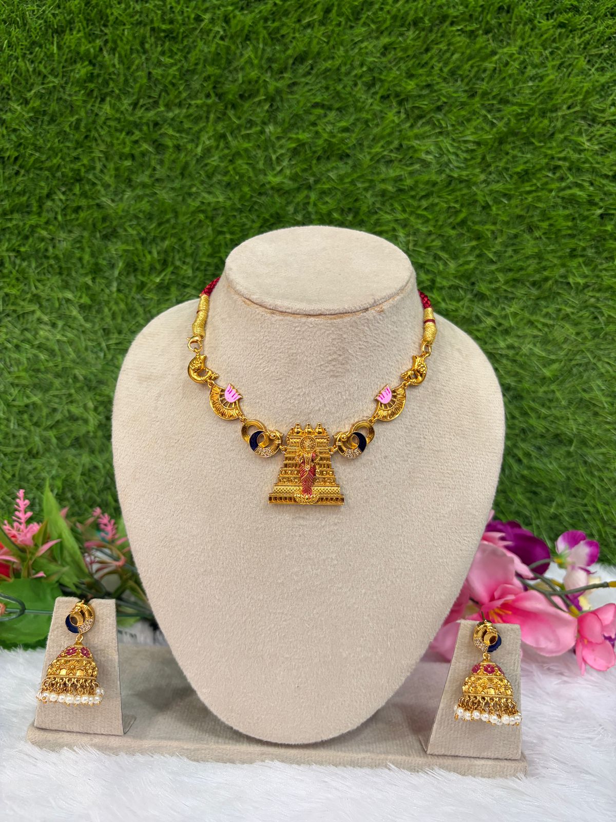 MEENAKSHI GOPURAM NECKLACE