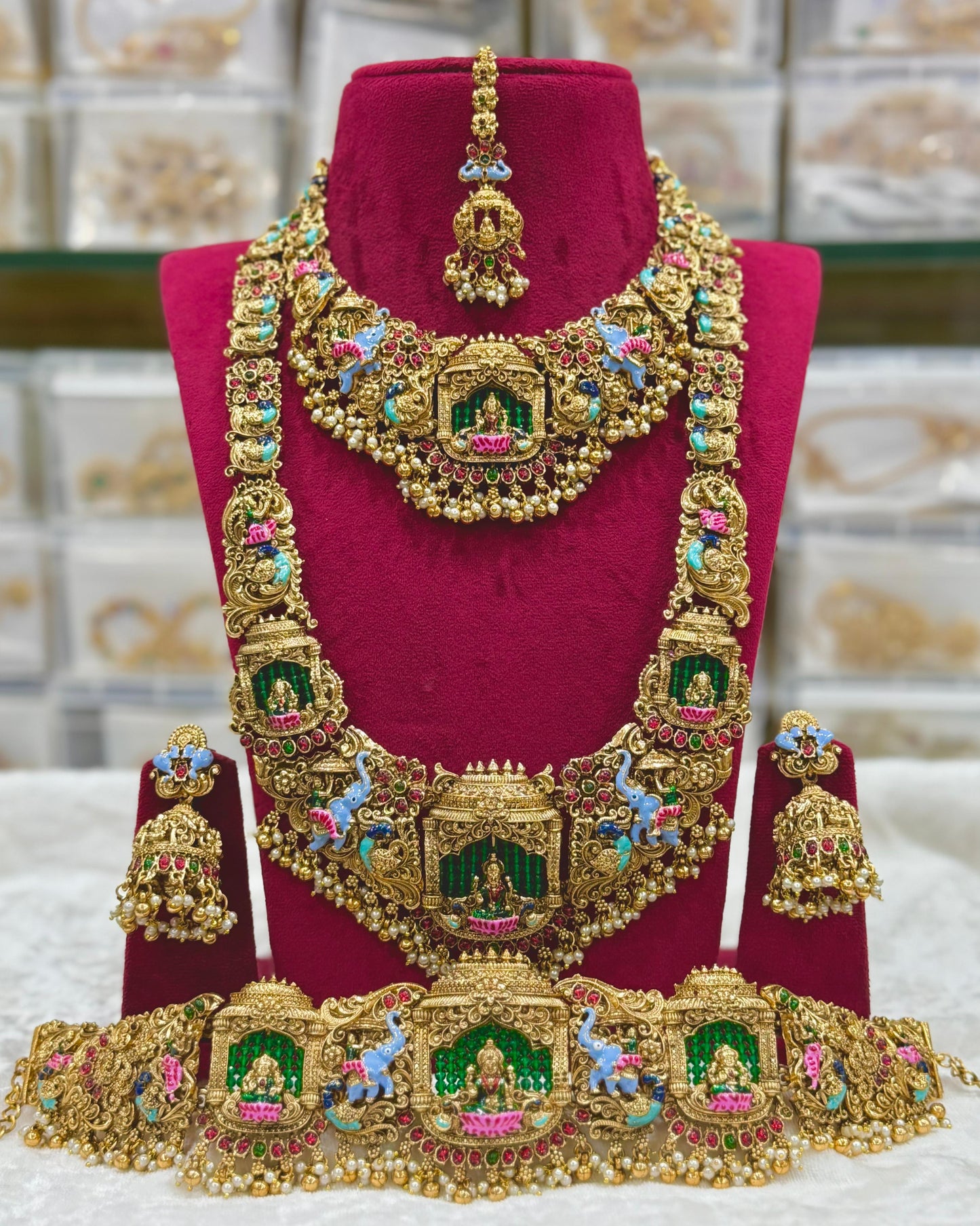 HAND PAINT BRIDAL SET