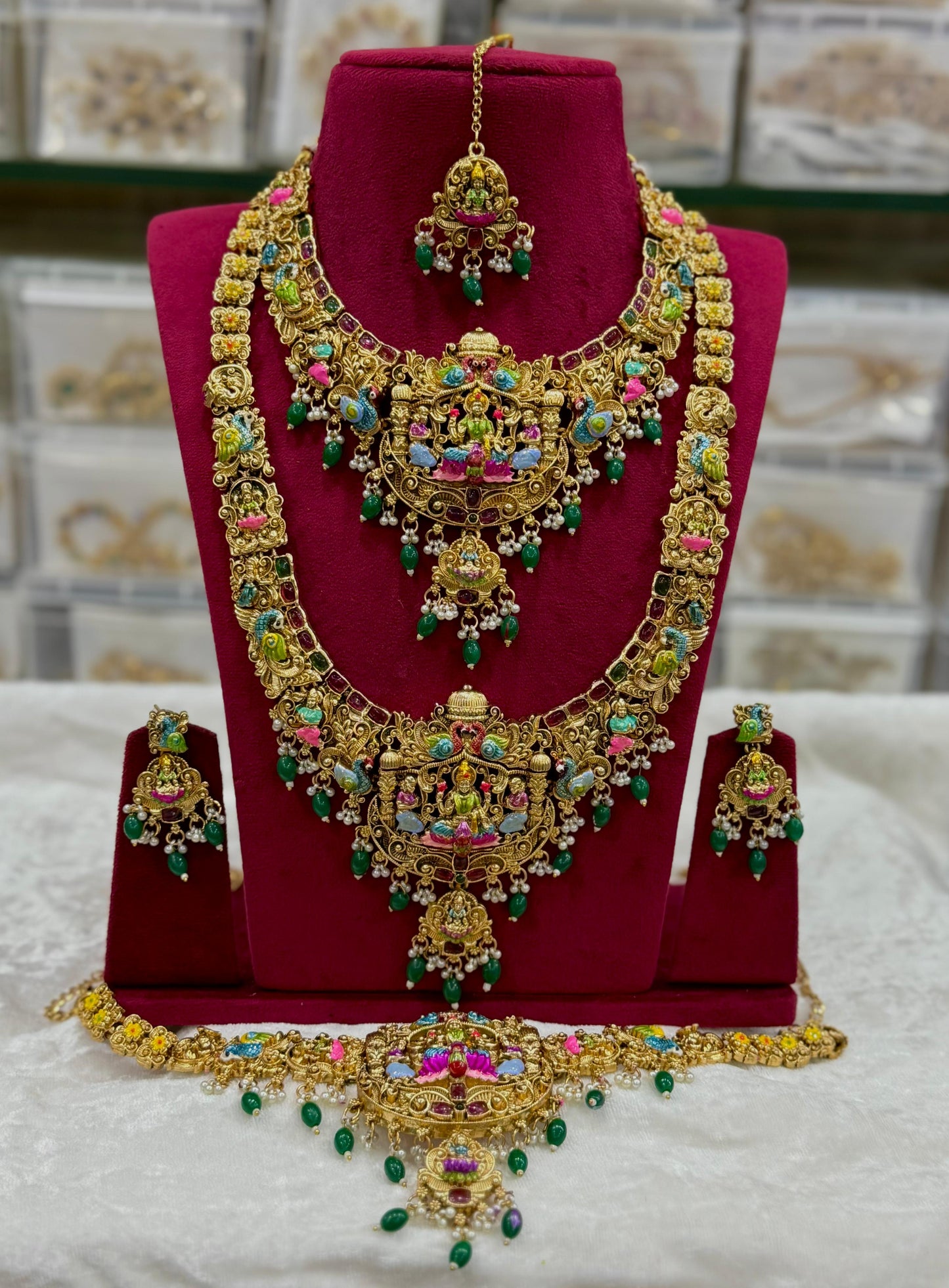 HAND PAINT BRIDAL SET