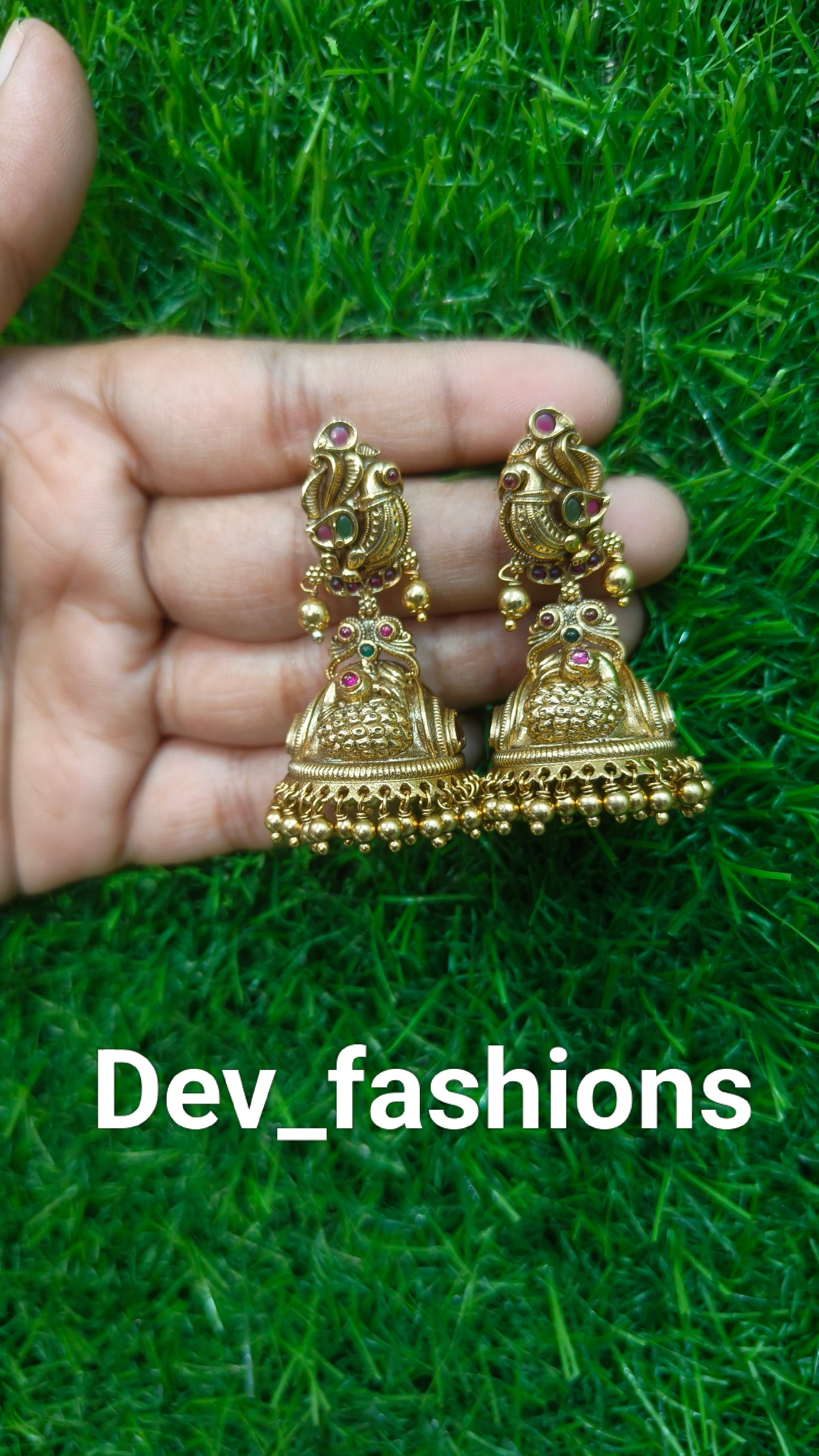 Gold finish premium earrings