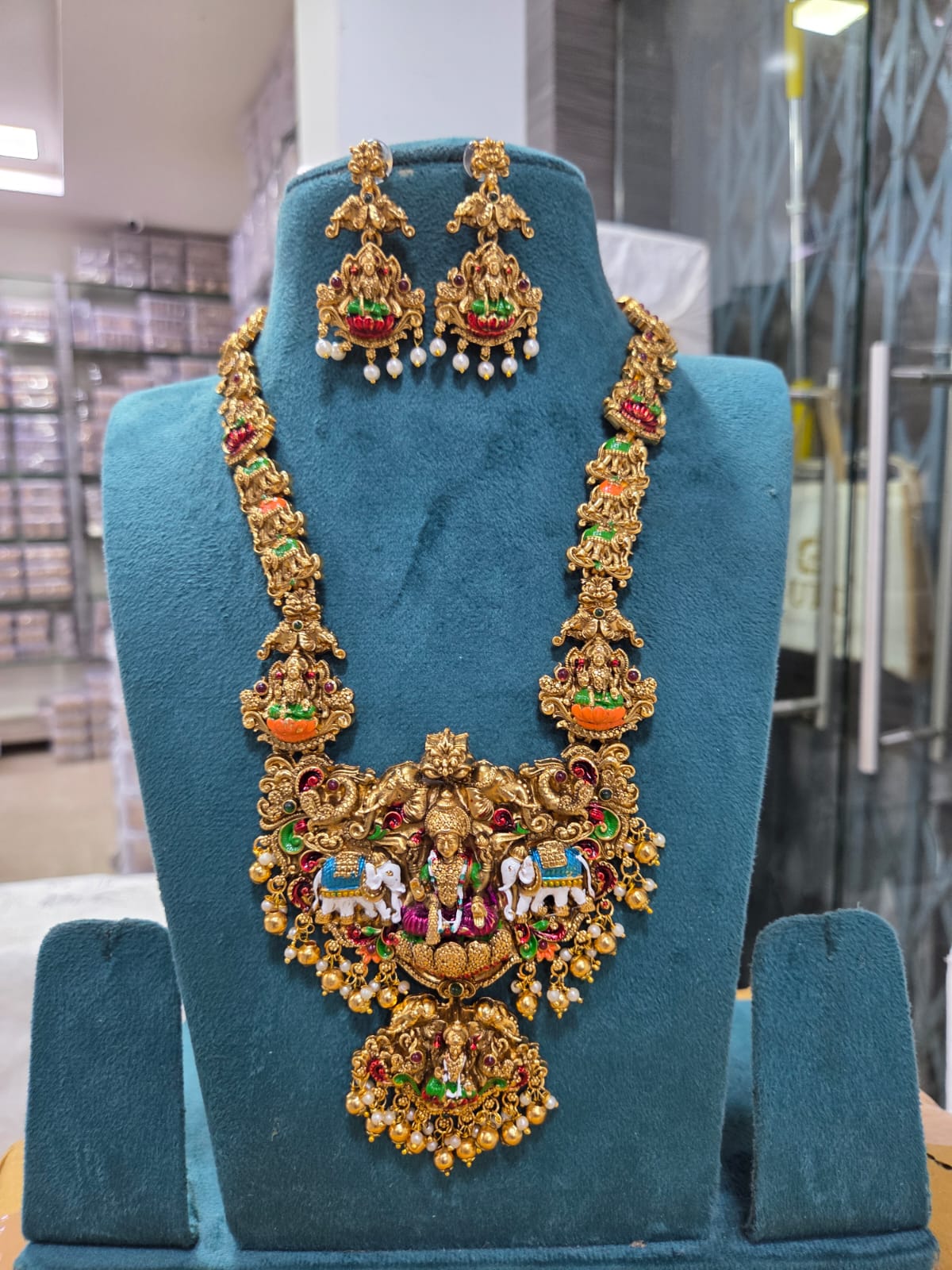 GAJALAKSHMI ENAMELLED HARAM