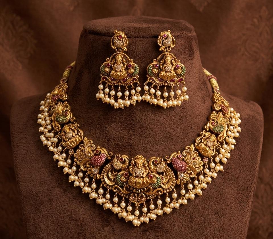 premium gold replica necklace