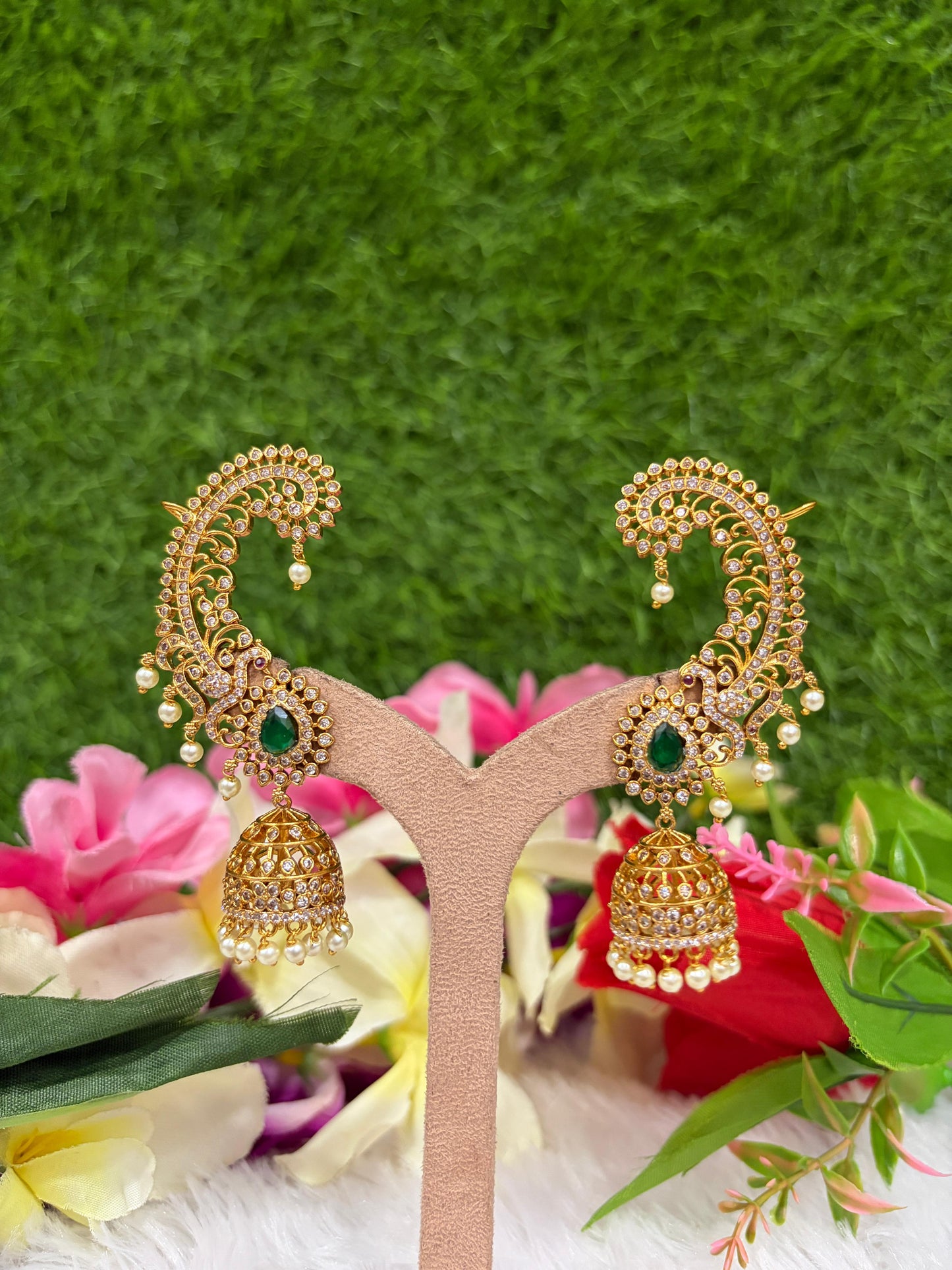Jumka with earcuff