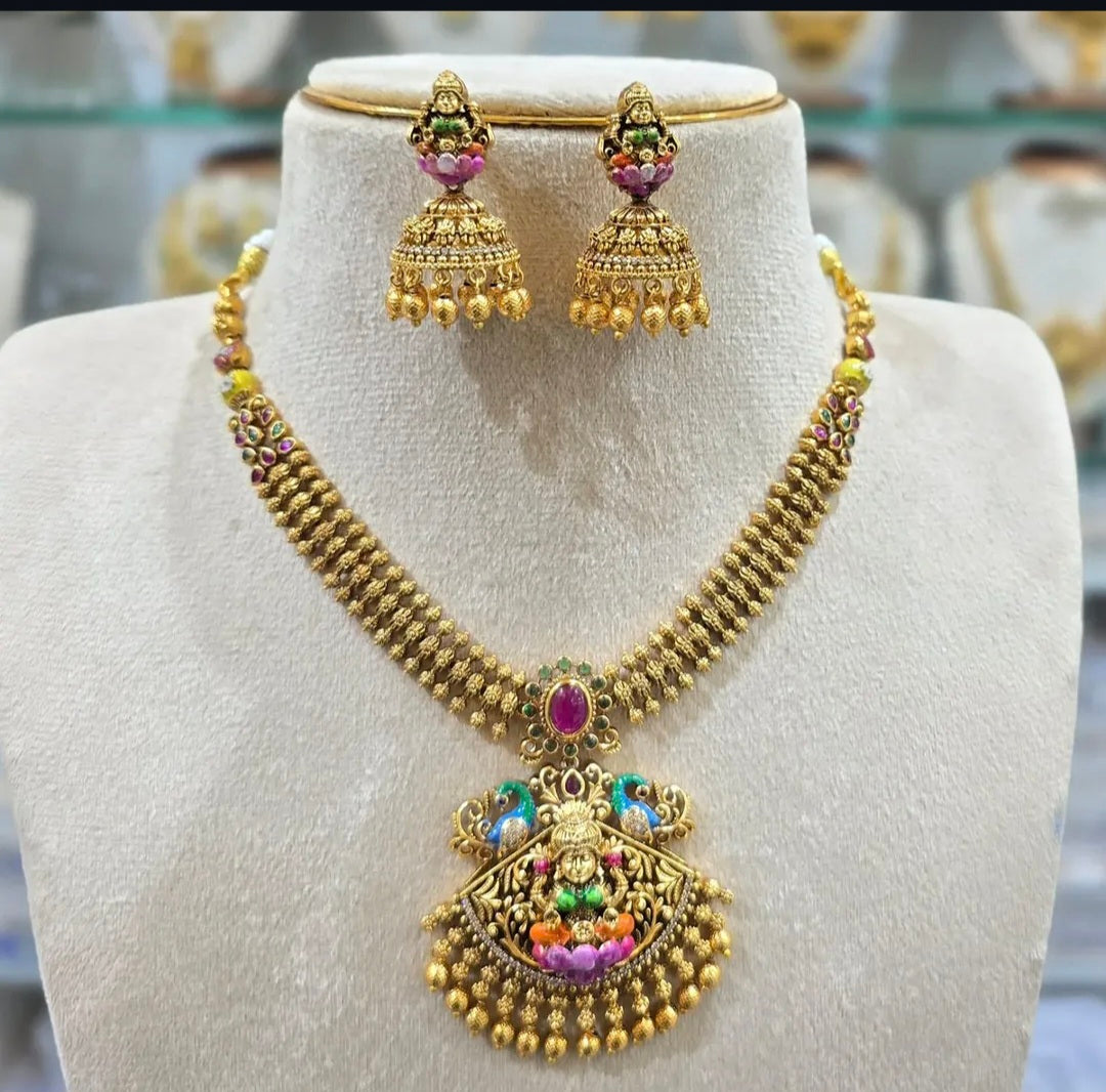 Meenakari premium necklace
