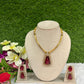 Pendant necklace with earrings