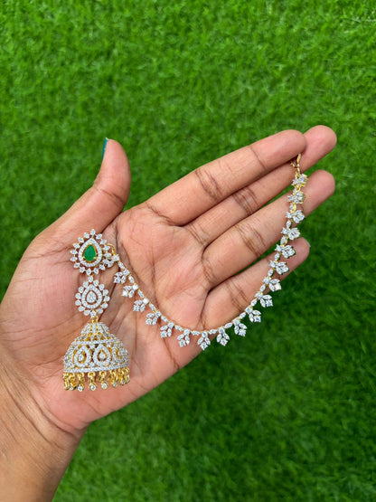 STONE EARRINGS WITH MATTAL