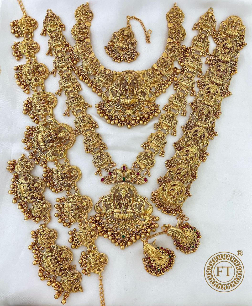GOLD FINISH BRIDAL SET