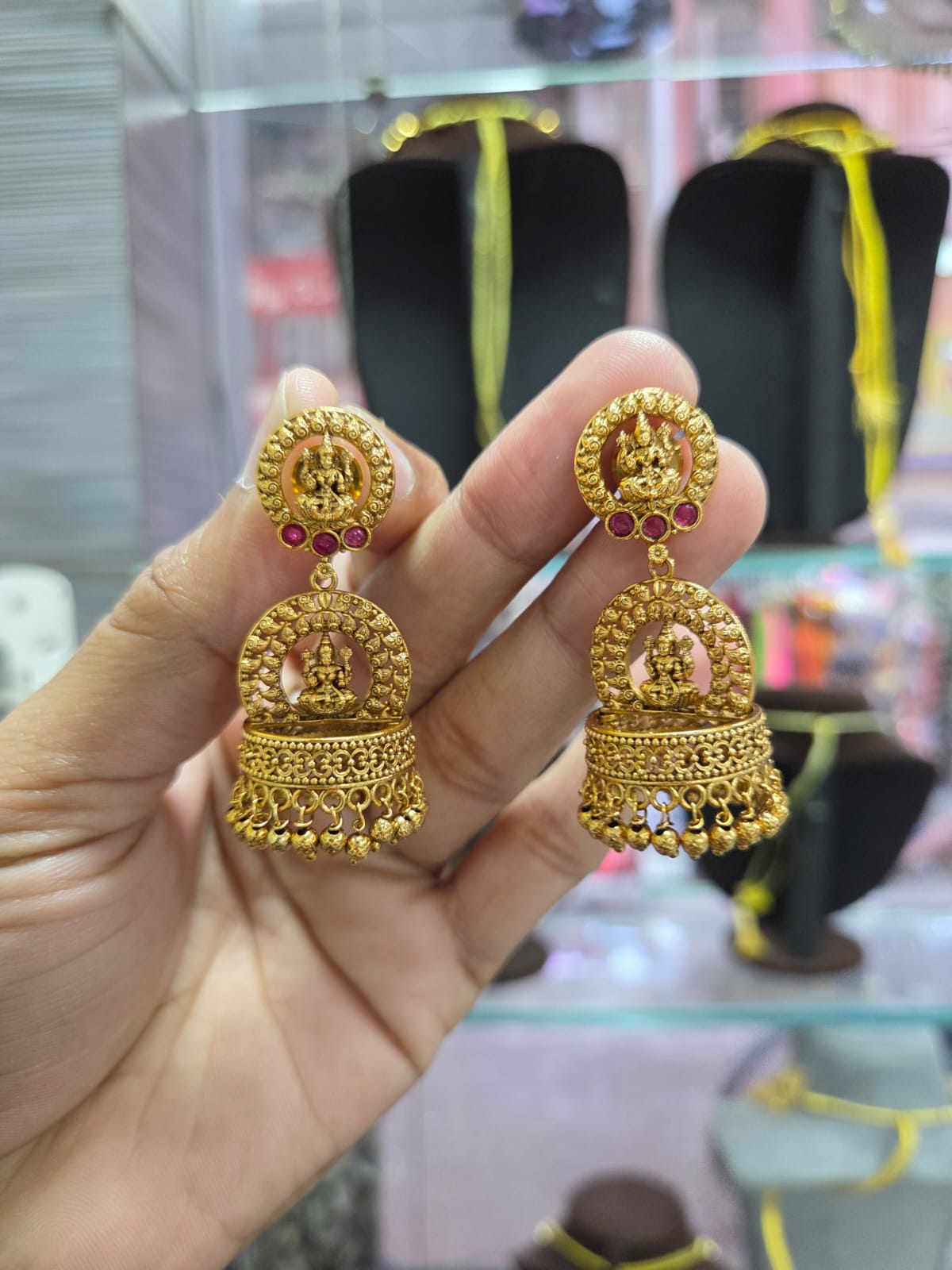 UNIQUE LAKSHMI EARRINGS