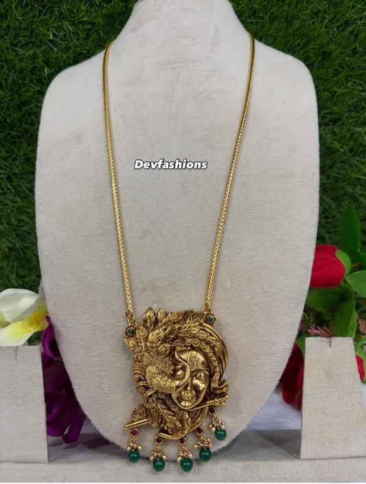 3D KRISHNA FACE DOLLAR CHAIN