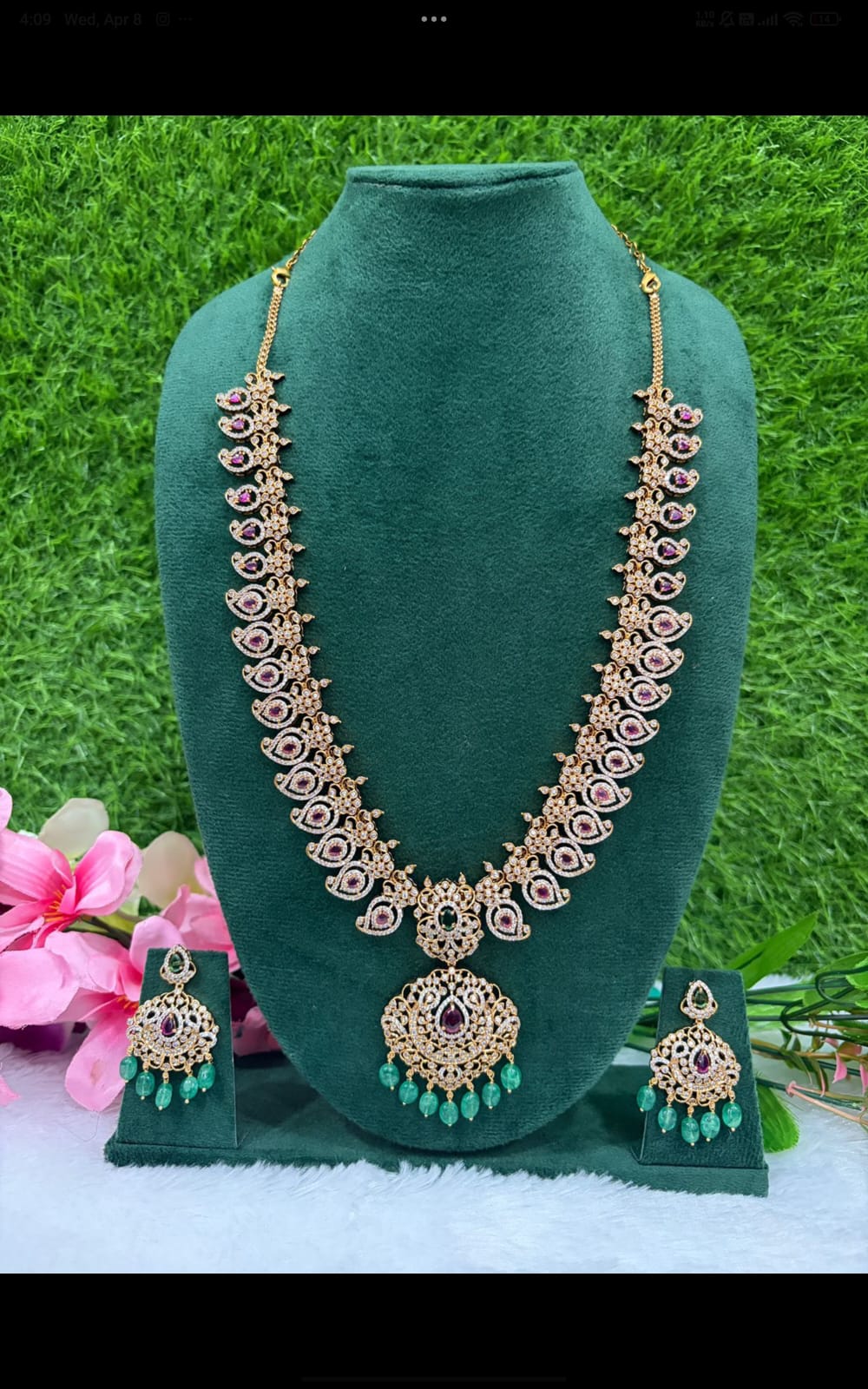 MANGO PREMIUM STONE HARAM