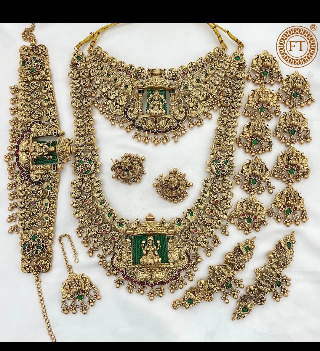 GREEN BEAD WORK BRIDAL