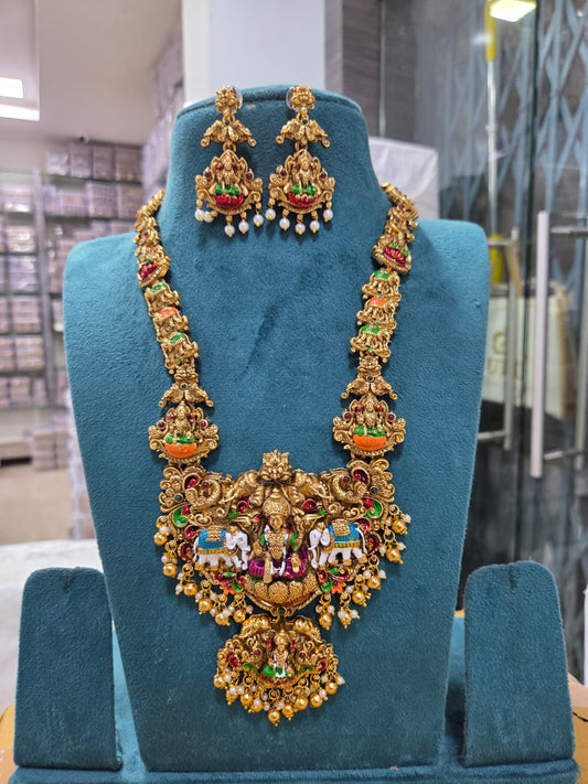 GAJALAKSHMI ENAMELLED HARAM