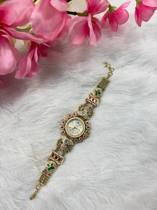 Peacock feather style heritage watch