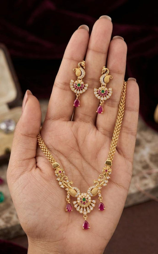 TRENDING PEACOCK CHOKER