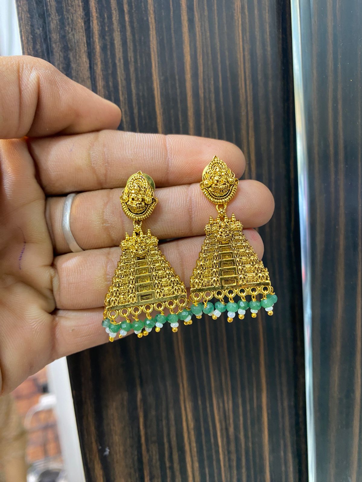 UNIQUE TEMPLE EARRINGS