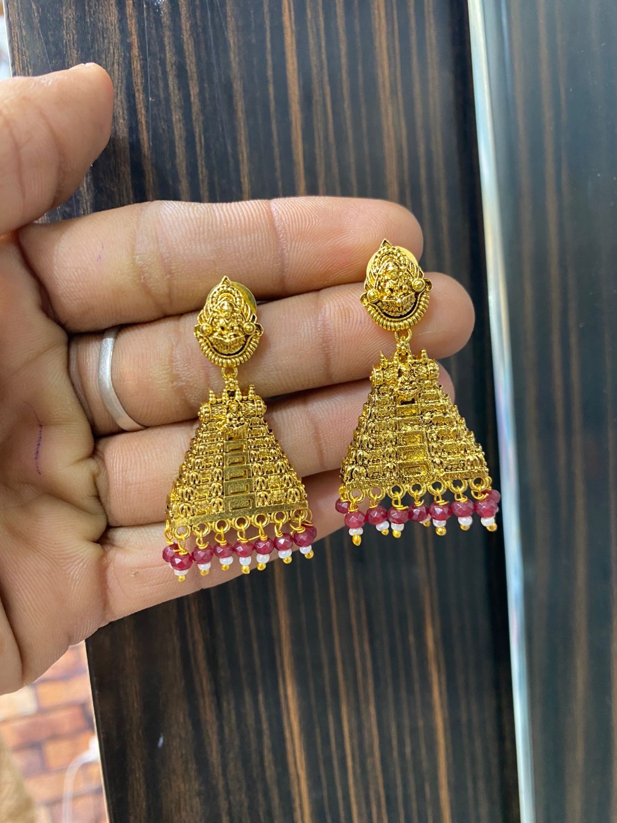 UNIQUE TEMPLE EARRINGS