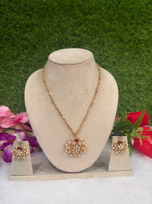 FLORAL STONE SHORT CHAIN