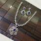 Ad stone diamond replica necklace