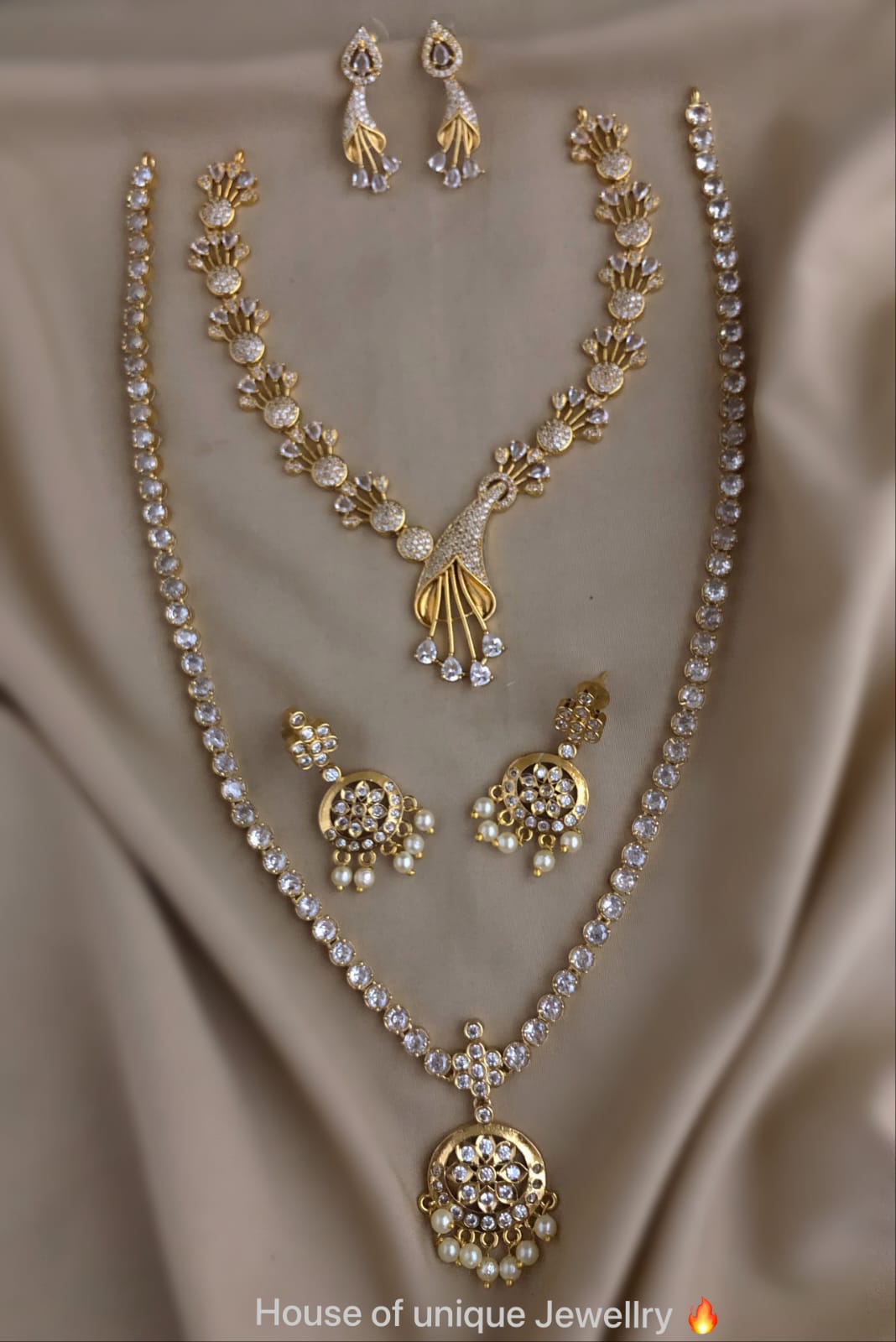 stone haram with neck set