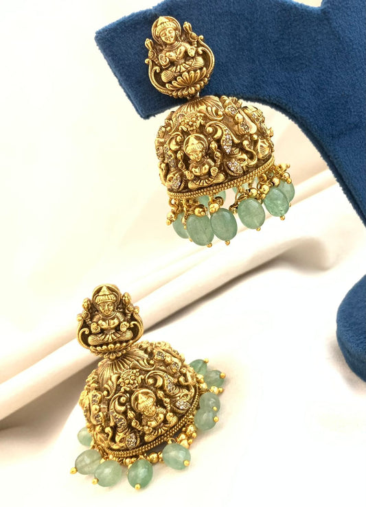 Premium gold replica earrings