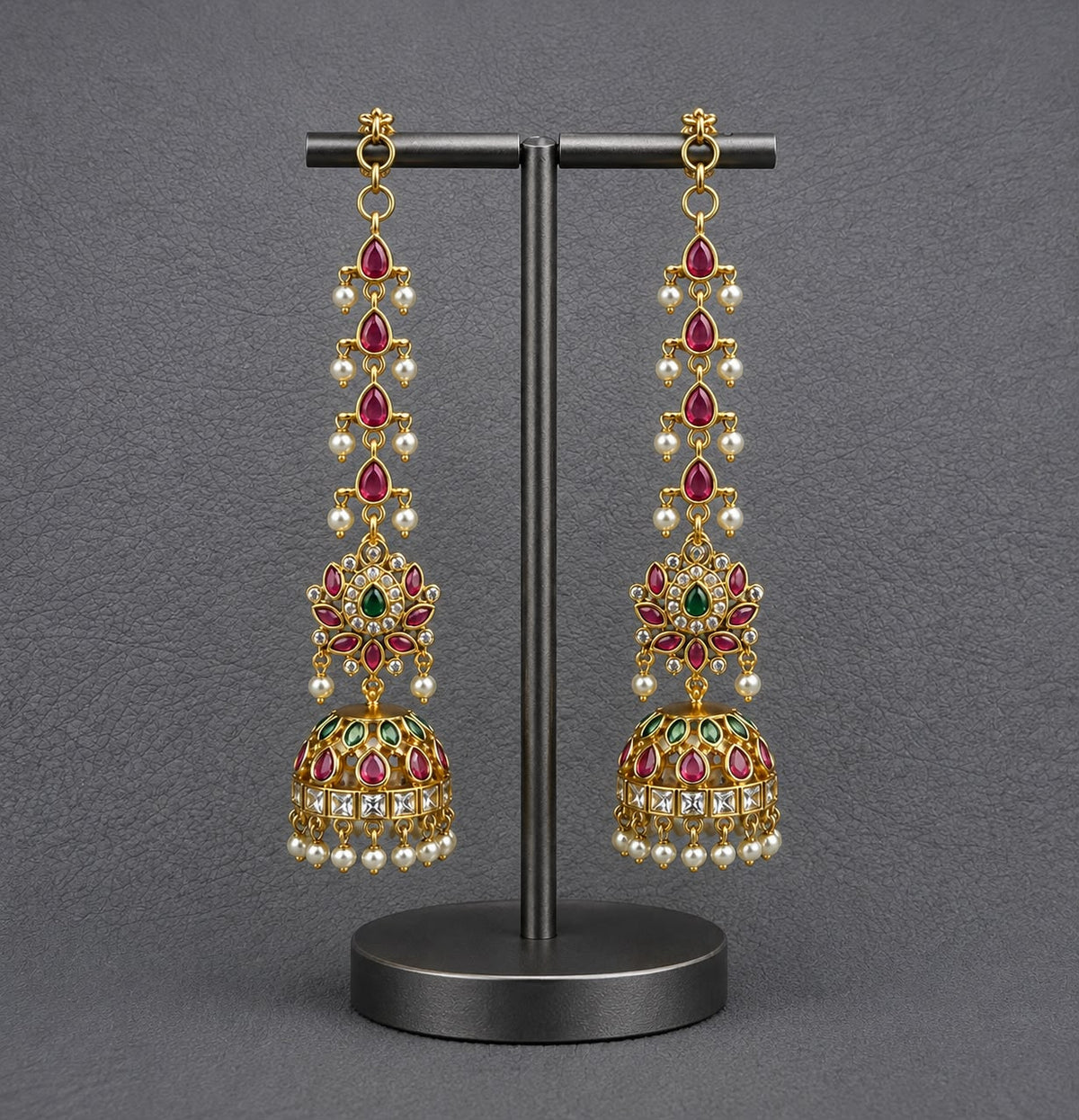 Premium kemp earrings with mattal