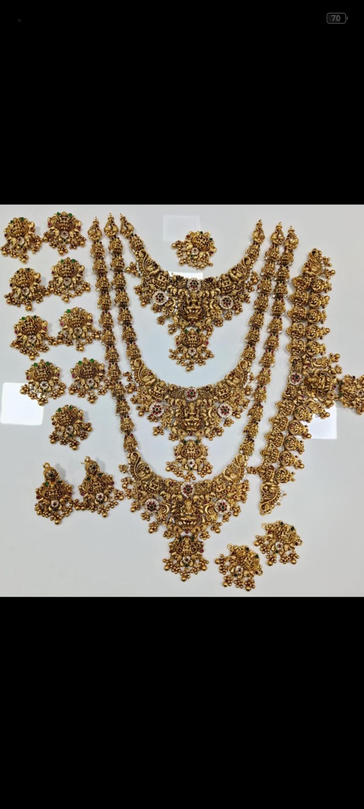 3 layer bridal set