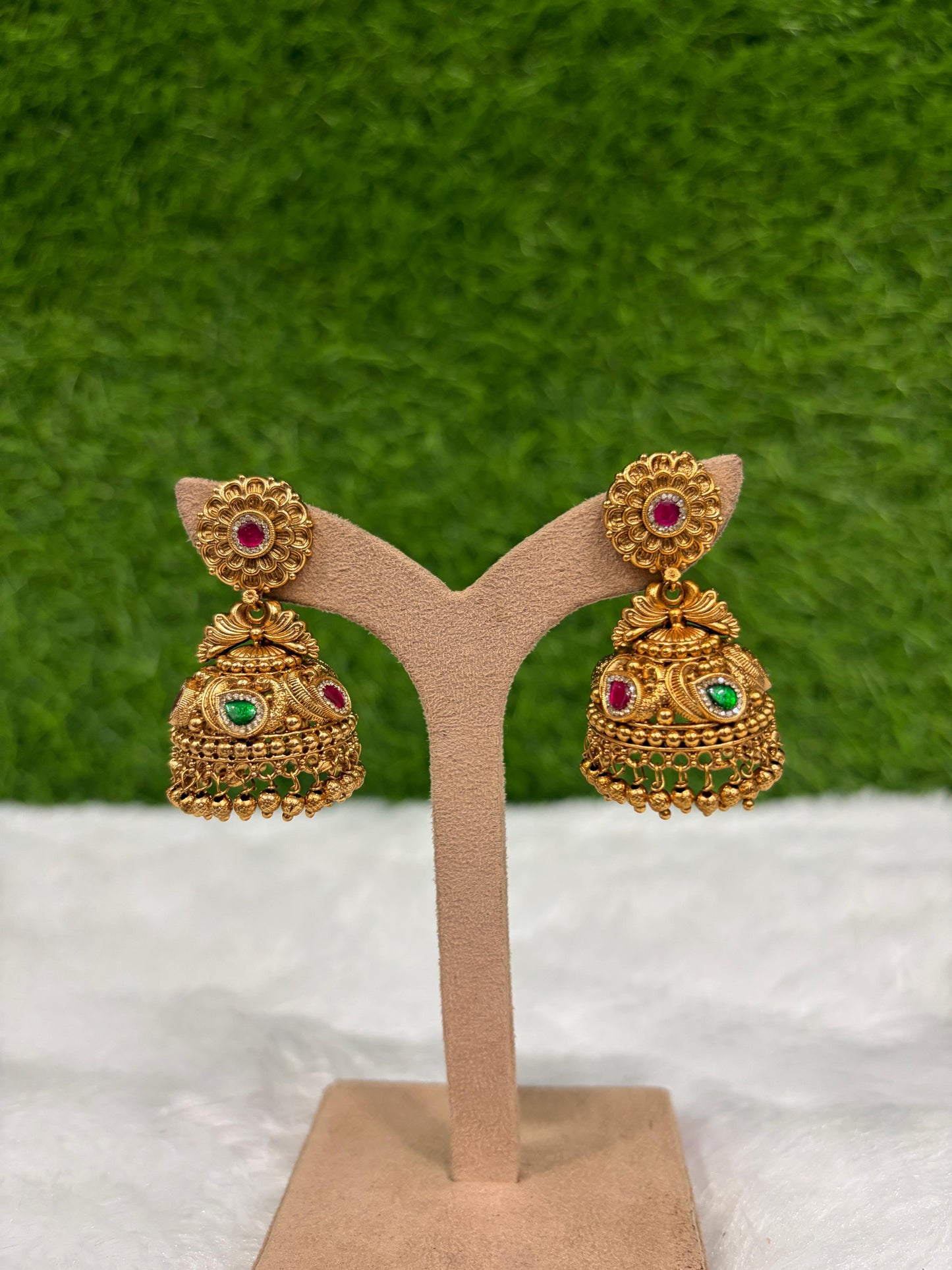 Premium gold replica jumka