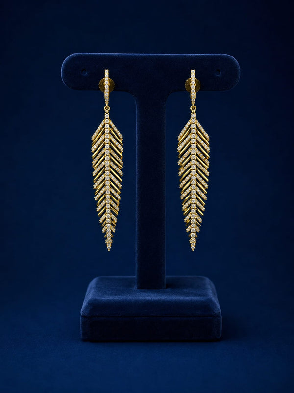 Leaf earrings