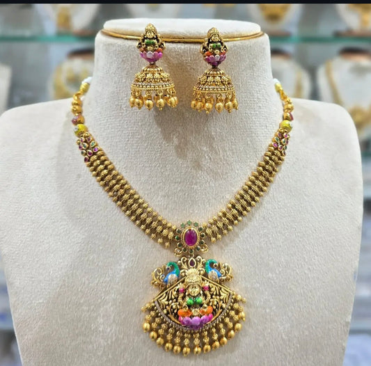 Meenakari premium necklace