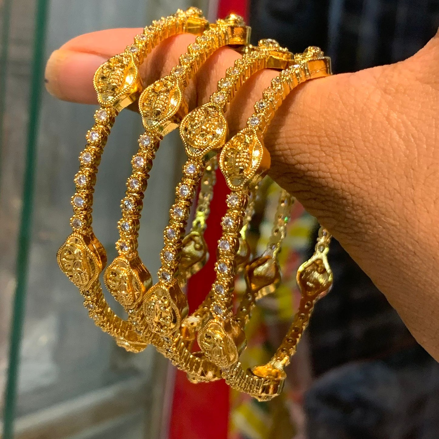 Lakshmi stone necklace