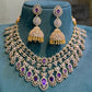 Diamond engagement necklace