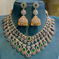 Diamond engagement necklace