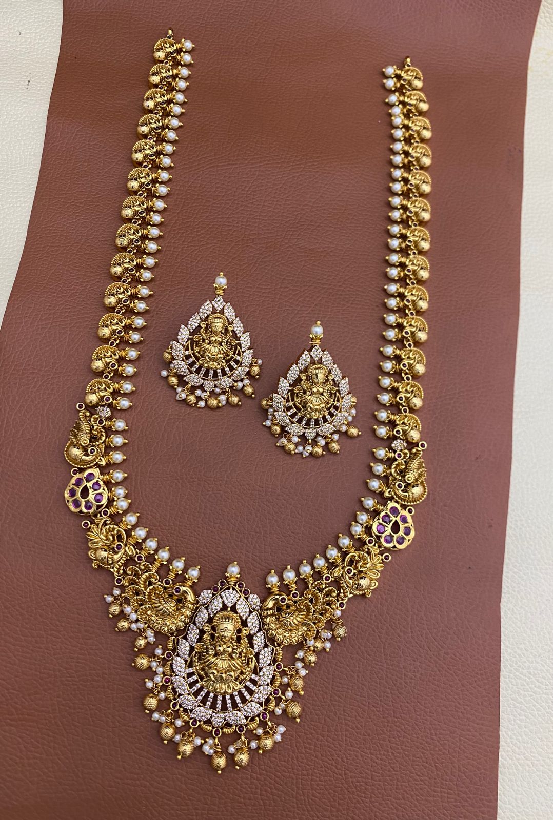 Gold replica premium  lakshmi haram