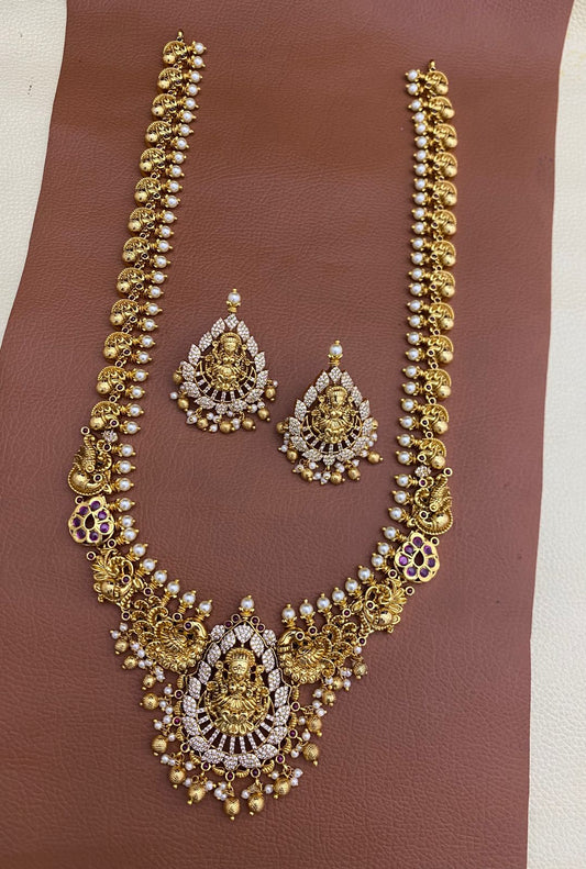 Gold replica premium  lakshmi haram