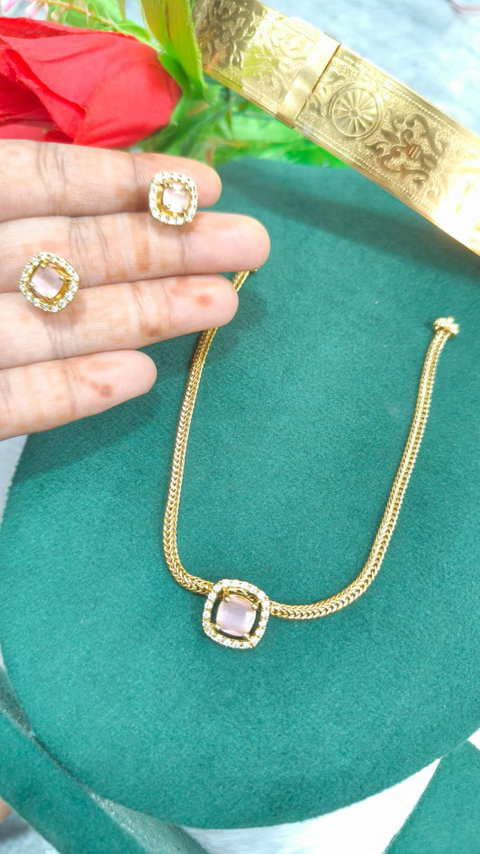 Button necklace