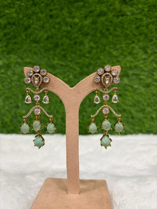 Trendy drop earrings