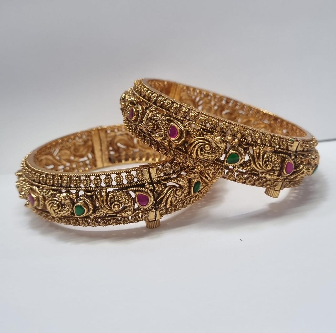 Premium bangle like real gold